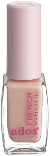Для ногтей лак для ногтей "french manicure" №104 (молочно-розовый) ados, 9 мл