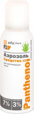 Средства от ожогов аэрозоль с соком алоэ вера "panthenol", 150 мл