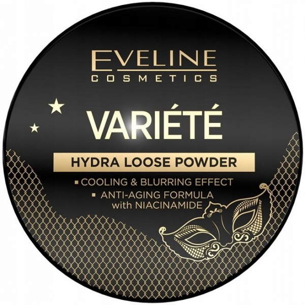 Для лица рассыпчатая пудра с охлаждающим эффектом variete eveline, 5 г