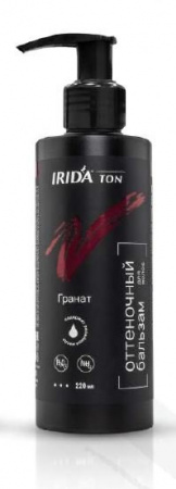 Окрашивание волос бальзам оттеночный для волос irida ton "гранат" с дозатором, 220 мл
