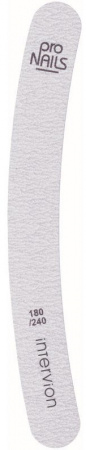 Для маникюра и педикюра пилочка для ногтей 180/240 "pro nails" inter-vion