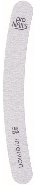 Для маникюра и педикюра пилочка для ногтей 180/240 "pro nails" inter-vion