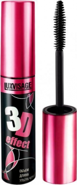 Для глаз и бровей luxvisage 3d-effect тушь "объем-длина" ультра-черная, 10 г