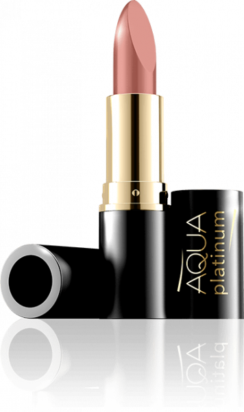 Для губ ультраувлажняющая губная помада "aqua platinum lipstick" №487 eveline, 4 г