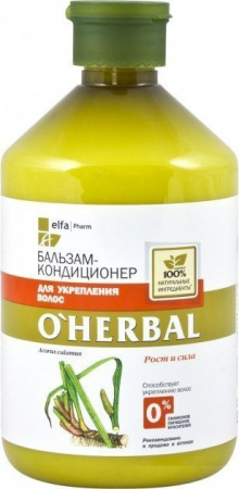 Бальзамы и кондиционеры бальзам-кондиционер для укрепления волос o'herbal, 500 мл