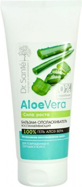 Бальзамы и кондиционеры бальзам-ополаскиватель сила роста dr.sante aloe vera 200 мл