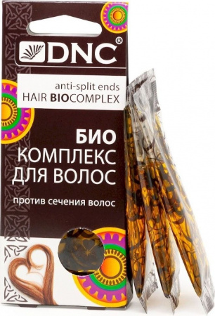 Дополнительный уход биокомплекс для волос против сечения dnc, 45 мл