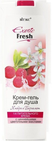 Гели для душа витэкс exotic fresh крем-гель для душа "ямбери и бергамот", 500 мл
