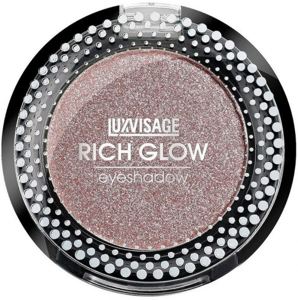Для глаз и бровей тени компактные для век rich glow 03 first kiss luxvisage