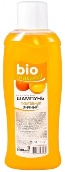 Шампуни bio naturell шампунь питательный "яичный", 1000 мл