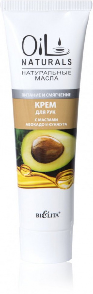 Кремы, бальзамы белита oil naturals крем для рук с маслами авокадо и кунжута "питание и смягчение", 100 мл