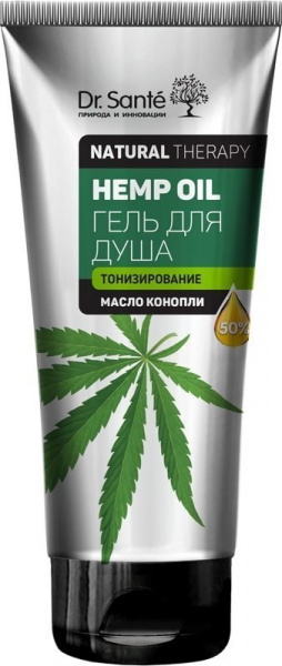 Гели для душа гель для душа hemp oil natural therapy dr.sante, 200 мл
