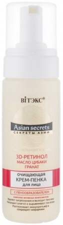 Кремы витэкс asian secrets/ секреты азии очищающая крем-пенка для лица (с пенообразователем), 175 мл