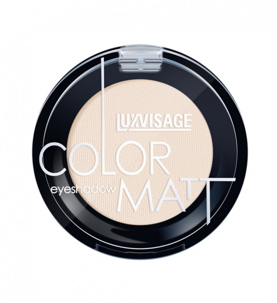 Для глаз и бровей тени для век тон 11 ivory color matt luxvisage