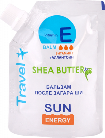 Средства для загара sun energy travel бальзам после загара ши, дой-пак, 90 мл