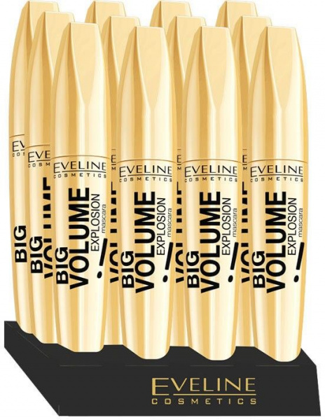 Для глаз и бровей тушь для ресниц big volume explosion (набор 12 шт) eveline, 12x12 мл