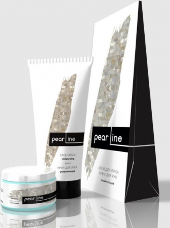 Подарочные наборы подарочный набор pearlline: крем для лица 50мл + крем для рук 40 мл