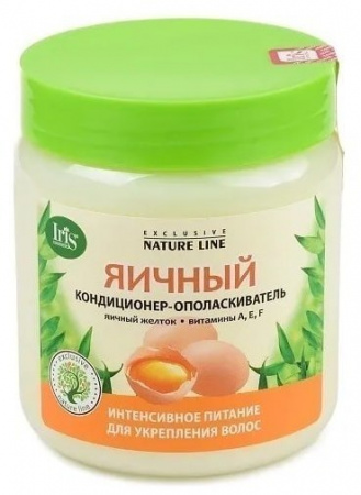 Бальзамы и кондиционеры iris кондиционер-ополаскиватель "яичный" серии exclusive nature line, 500 мл