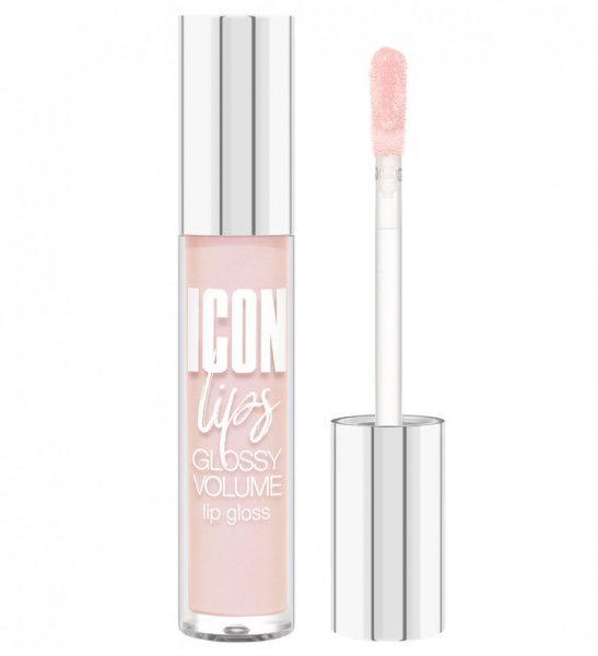Для губ блеск для губ с эффектом объема icon lips glossy volume тон 501 "baby pink" luxvisage