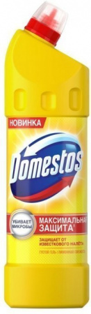 Для очистки поверхностей чистящее средство универсальное domestos лимонная свежесть, 1 л