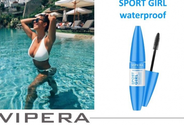 Для глаз и бровей тушь для ресниц водостойкая feminine - sport girl - waterproof vipera