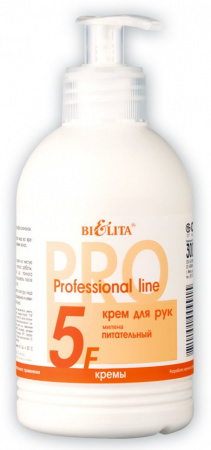 Кремы, бальзамы белита professional line крем для рук "милена. питательный", 300 мл