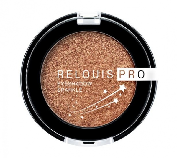 Для глаз и бровей тени для век relouis pro eyeshadow sparkle тон 04 goddess, 2.9 г.