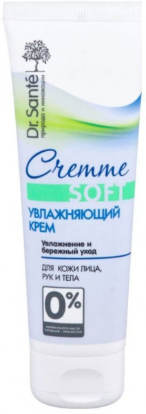 Кремы dr. sante cremme soft увлажняющий крем для кожи лица, рук и тела, 80 мл