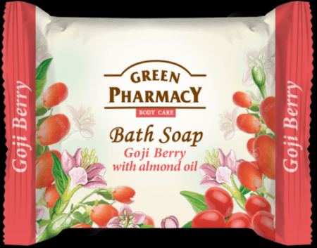 Мыло туалетное мыло "ягоды годжи с миндальным маслом" green pharmacy, 100 г