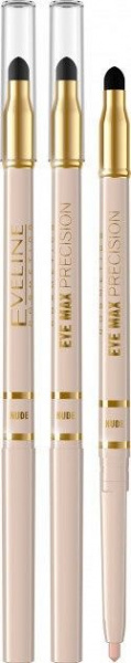 Для глаз и бровей карандаш для глаз с растушевкой "eye max precision" eveline, nude