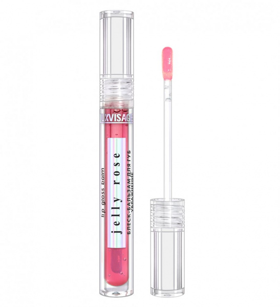Для губ блеск-бальзам для губ jelly rose увлажнение luxvisage