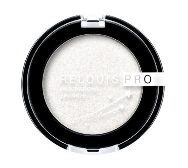 Для глаз и бровей тени для век relouis pro eyeshadow sparkle тон 01 snow, 2.9 г.