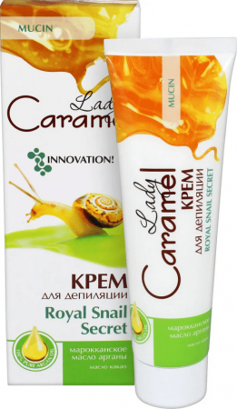 Депиляция и бритье lady caramel крем для депиляции "royal snail secret", 100 мл