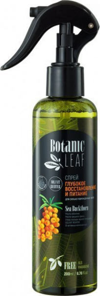 Уход за волосами спрей  глубокое восстановление и питание botanic leaf, 200 мл