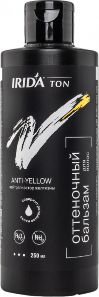Окрашивание волос бальзам оттеночный для волос irida ton "anti-yellow", 250 мл.