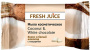 Мыло косметическое мыло "coconut & white chocolate" fresh juice, 75 г