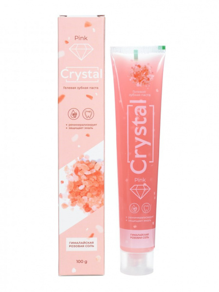 Зубные пасты гелевая зубная паста "pink crystal" dorall collection, 100 г