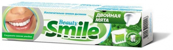 Зубные пасты rubella beauty smile зубная паста "двойная мята", 100 мл