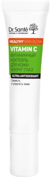 Уход за кожей вокруг глаз витаминный коктейль для кожи вокруг глаз vitamin c dr.sante, 15 мл