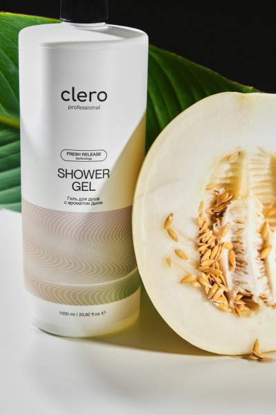 Гели для душа гель для душа с ароматом дыни "clero" global chemical, 1000 мл.