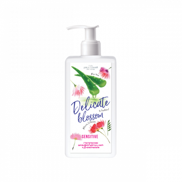 Интимная гигиена гель для интимной гигиены "delicate blossom" sensitive romax, 250г