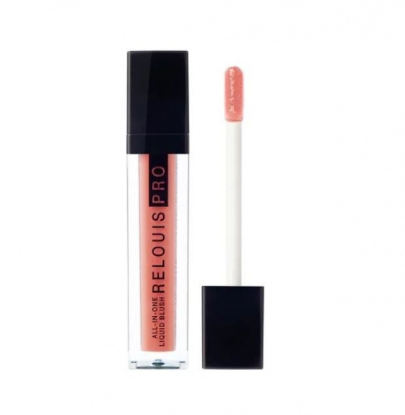 Для лица румяна жидкие relouis pro all-in-one liquid blush тон 01 coral, 3.5 г.