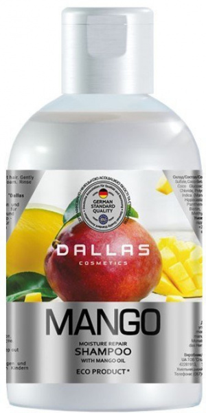 Шампуни dallas питательный шампунь для волос mango, 1000 мл