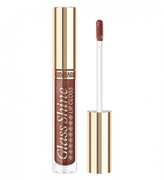 Для губ блеск для губ glass shine тон 28 dark truffle luxvisage