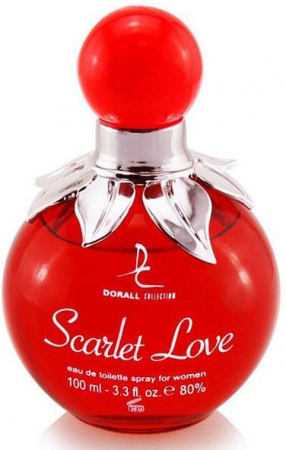 Туалетная вода туалетная вода для женщин "scarlet love" dorall collection, 100 мл