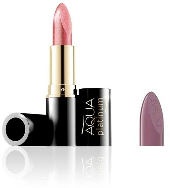 Для губ ультраувлажняющая губная помада "aqua platinum lipstick" eveline, №305