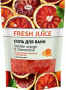 Пена, соль, масло для ванн fresh juice соль для ванн "sicilian orange & clementine" с маслом манго, эконом-упаковка, 500 г