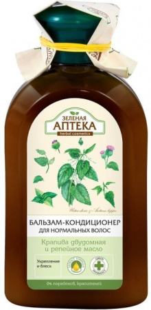 Маски бальзам-маска для ломких волос зеленая аптека, 300 мл