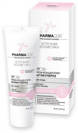 Кремы витэкс pharmacos крем-концентрат для лица "антикупероз", 50 мл