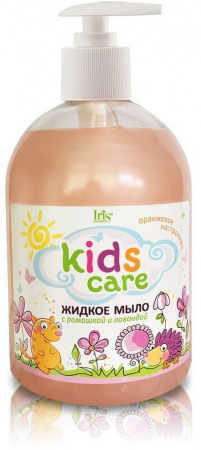 Мыло iris kids care жидкое мыло с ромашкой и лавандой, 500 мл